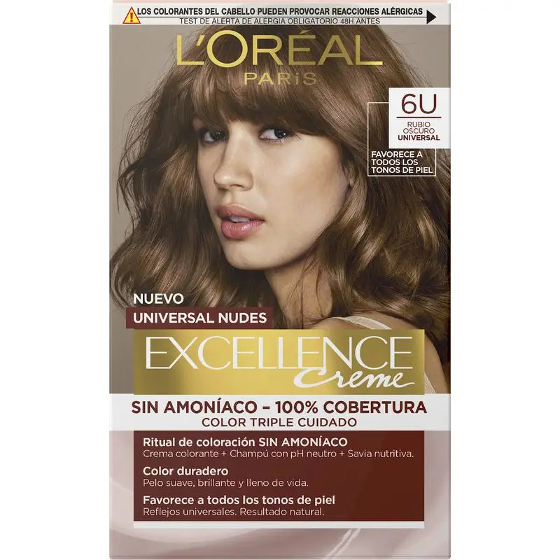 L'Oréal Paris Excell Univ Nudes Drk Blond 6U 550