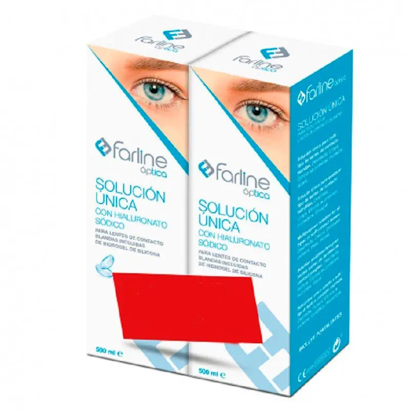 Farline Optica Solução Simples, Embalagem 2 X500 Ml