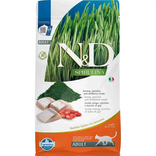 Farmina N&D Gato Spirulina Aranque 1,5Kg