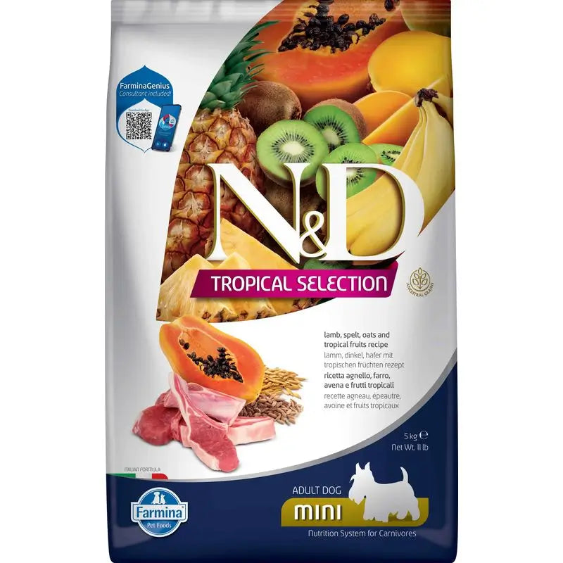 Farmina N&D Dog Tropical Selection Mini Cordeiro 5Kg