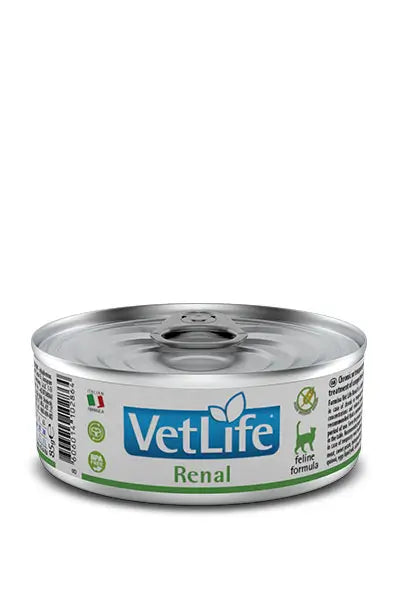 Farmina Vet Life Cat Renal Caja 12X85Gr, comida húmeda para gatos