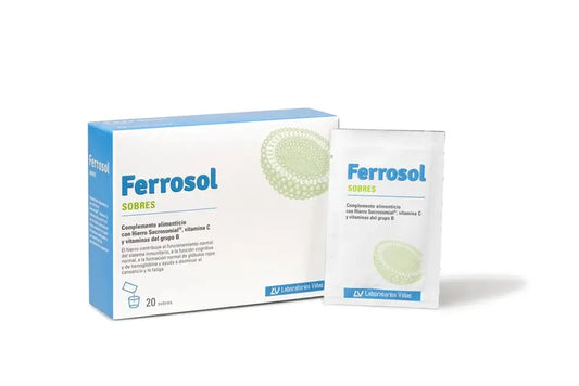 Ferrosol Saquetas, 20 unidades