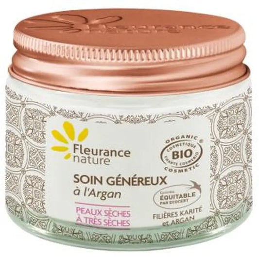 Fleurance Nature Crema Nutritiva Con Aceite De Argan 50Ml Bio