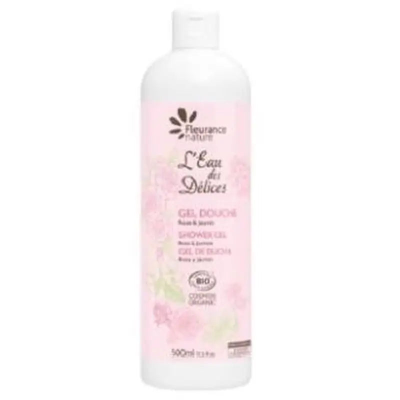 Fleurance Nature Gel De Ducha Eau Delices Rosa Y Jazmin 500Ml.