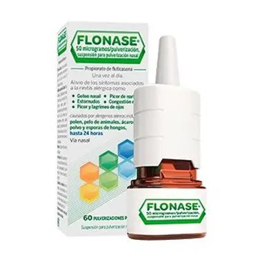 Flonase 50 mcg/Pulsación Nebulizador Nasal 60 Dosis