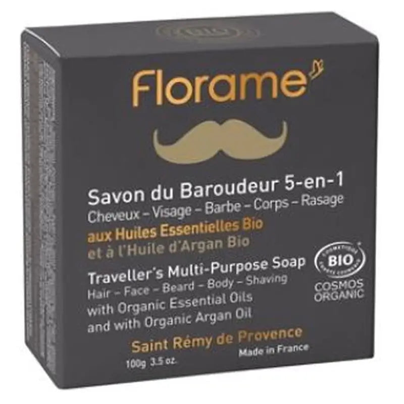 Florame Jabon Viajero 5 En 1 Hombre 100Gr.