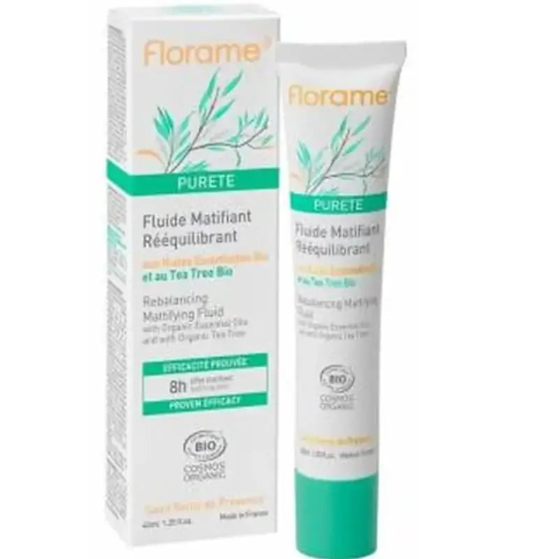 Florame Purete Fluido Matificante Reequilibrante 40Ml.