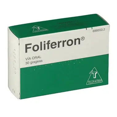 Foliferron 30 Grageas