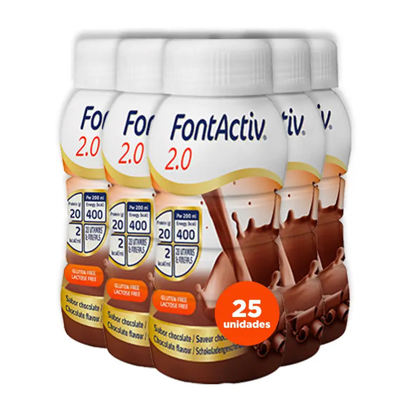 FontActiv 2.0 Sabor Chocolate 200 ml x 24 botellas