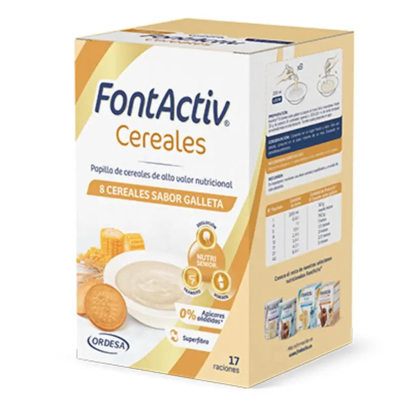 Fontactiv 8 Cereais Cracker, 500 g