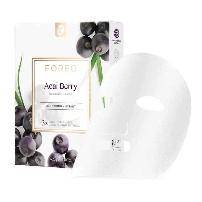 Foreo Farm To Face Sheet Mask - Açaí x3