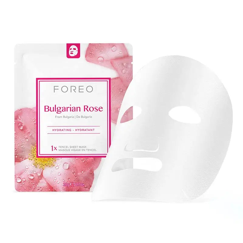 Foreo Farm To Face Sheet Mask - Rosa da Bulgária x3