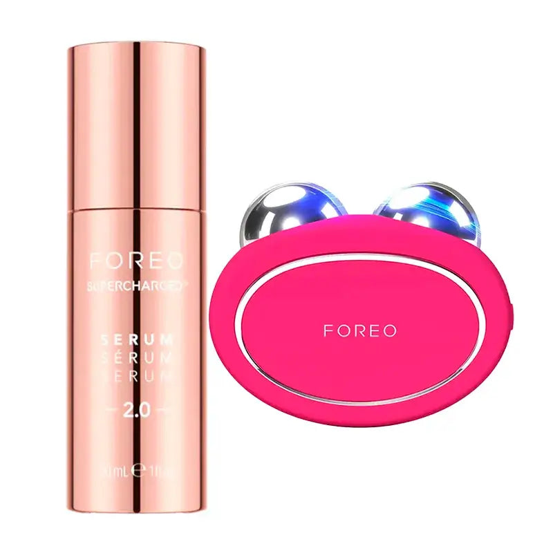 Foreo Supercharged™ Serum 2.0 + Foreo Bear 2 Fuchsia , 2 peças.