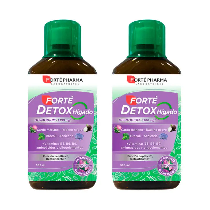 Forté Pharma Duplo Forté Detox Liver, 2 x 500ml