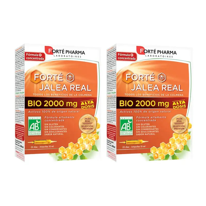 Forte Pharma Duplo Forté Geleia Real Bio 2000 mg 2 x 20 Amp.