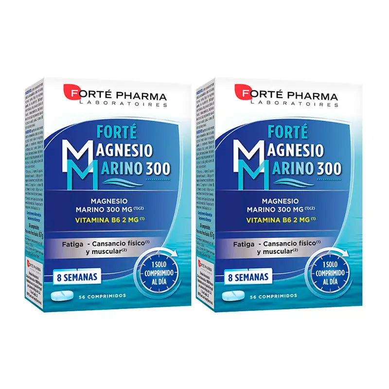 Forte Pharma Duplo Forte Marine Magnesium 300, 2 x 56 comprimidos