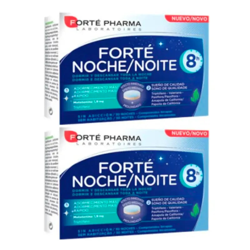 Forte Pharma Duplo Forté Noche 8H, 2 x 30 comprimidos