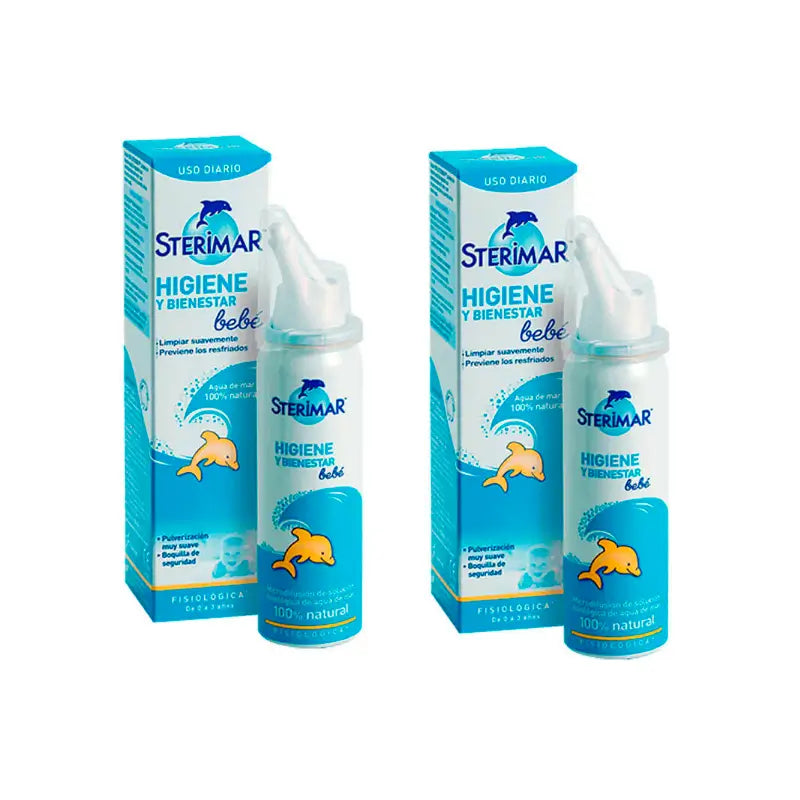 Forté Pharma Sterimar Higiene e Bem-Estar do Bebé Duplo 2 x 50 ml