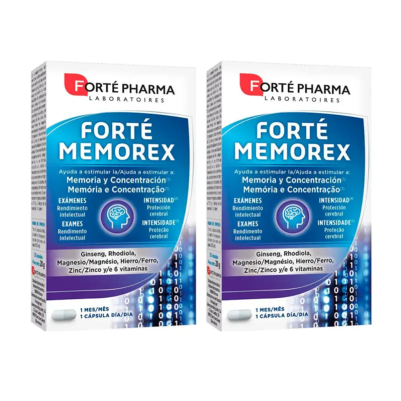 Forte Pharma Duplo Turboslim Energy Memorex 2 x 30 comprimidos