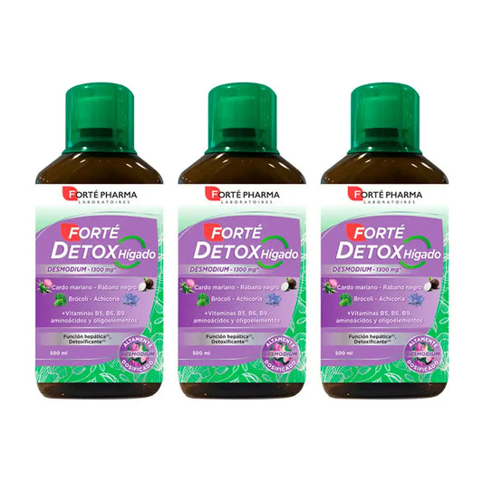 Forté Pharma Triplo Forté Detox Liver, 3 x 500ml