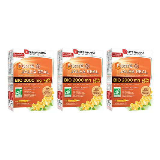 Forte Pharma Triplo Forté Geleia Real Bio 2000 mg 3 x 20 Amp.