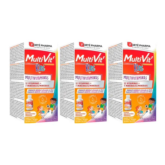 Forté Pharma Triplo Multivit' Kids Bebível , 3 x 150 ml