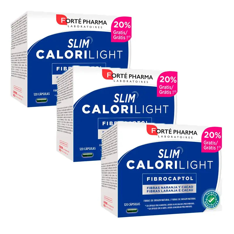 Forte Pharma Triplo Turboslim Calorilight, 3 x 120 cápsulas