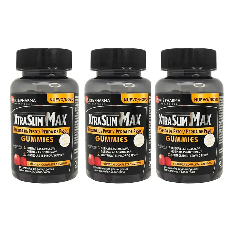 Forté Pharma Triplo Xtraslim Max Gummies 3 x 60 unidades