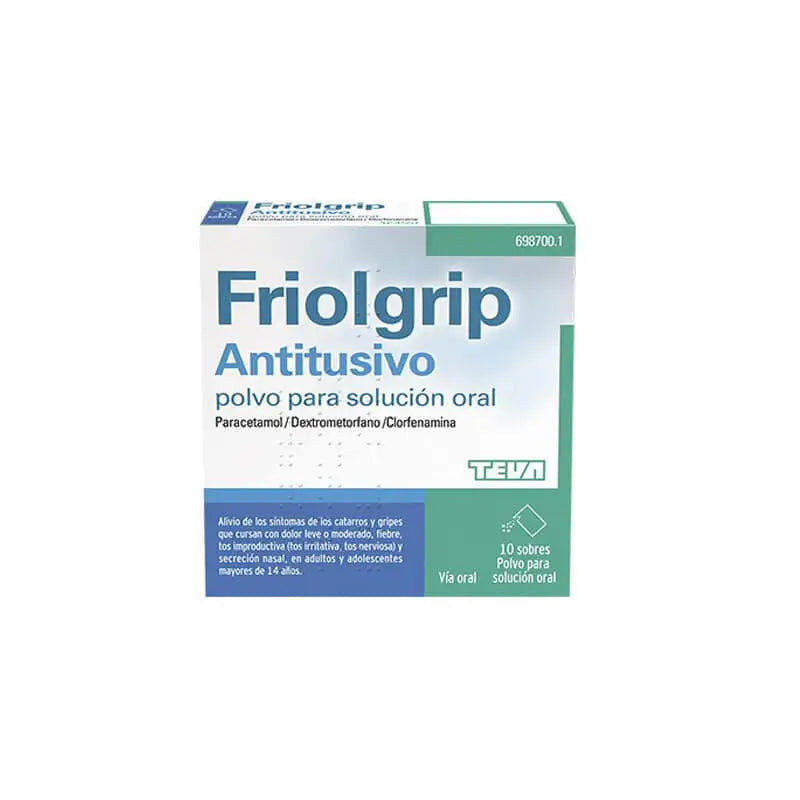 Friolgrip Antitusivo Polvo Para Solución Oral 10 sobres