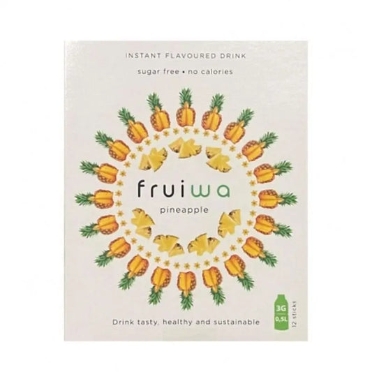 Fruiwa Bebida Instantánea En Polvo Sabor Piña Con Vitamina C Y Edulcorante , 36 gr