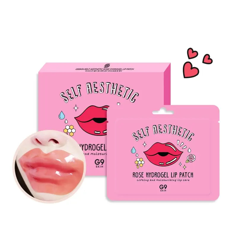 G9 Skin Self Aesthetic Rose Hydrogel Lip Patch, 3 g