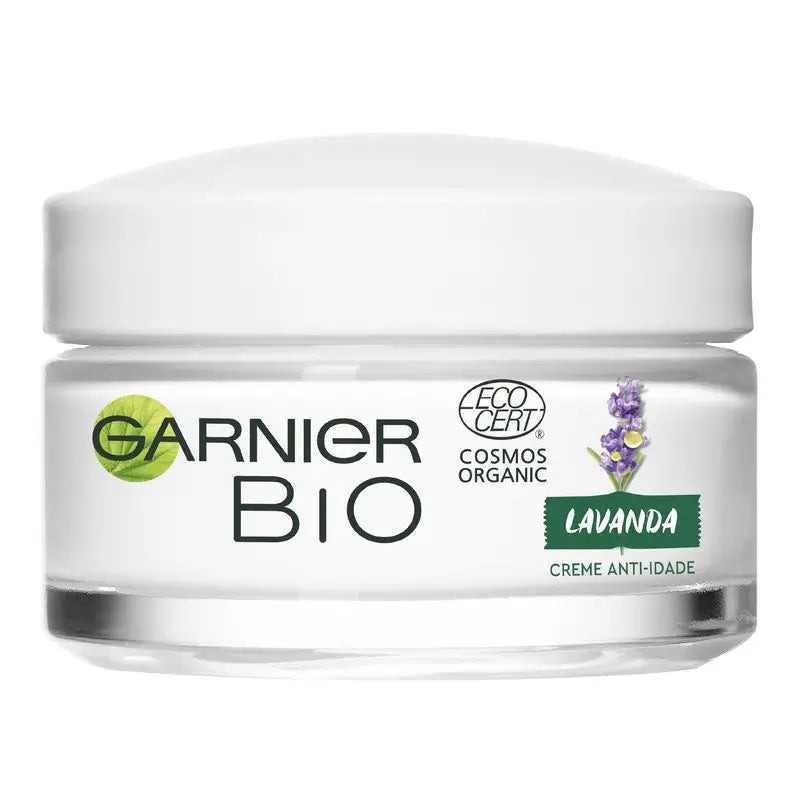 Garnier Garnier Bio Garnier Bio Creme Regenerador Anti-Idade Óleo Essencial Orgânico de Lavanda e Argão e Vitamina E, 50ml