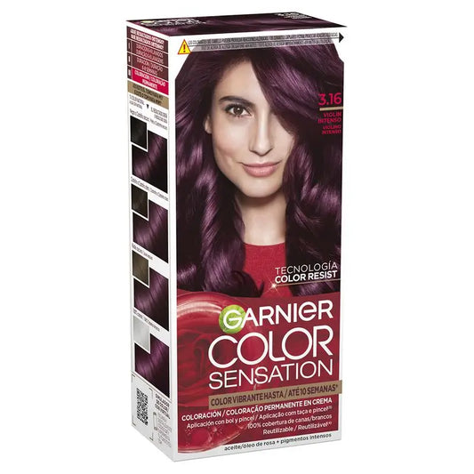 Garnier Color Sensation Garnier Color Sensation Creme Cor Permanente 3.16 Intense Violin