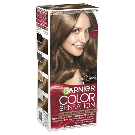 Garnier Color Sensation Garnier Color Sensation Creme Permanente Cor do Cabelo 6.0 Louro Escuro