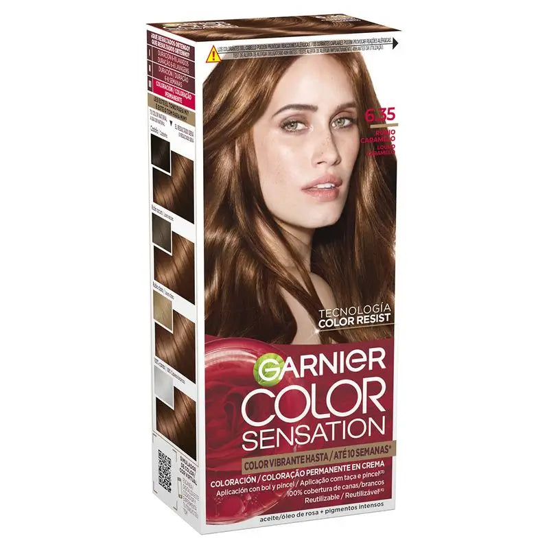 Garnier Color Sensation Garnier Color Sensation Creme Permanente Cor do Cabelo 6.35 Louro Caramelo