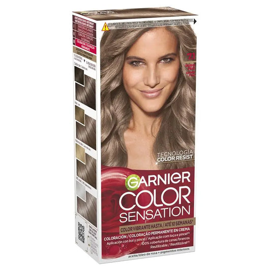 Garnier Color Sensation Garnier Color Sensation Creme Permanente Cor do Cabelo 7.1 Louro Frio