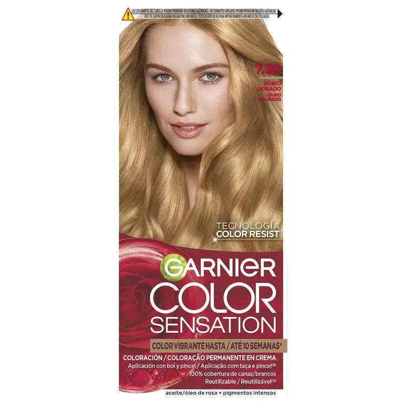 Garnier Color Sensation Garnier Color Sensation Creme Permanente Cor do Cabelo 7.3 Louro Dourado