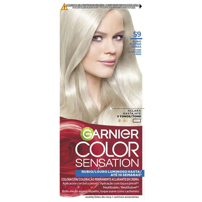 Garnier Color Sensation Garnier Color Sensation Creme Permanente Cor do Cabelo 9.0 Louro Cinza Platina