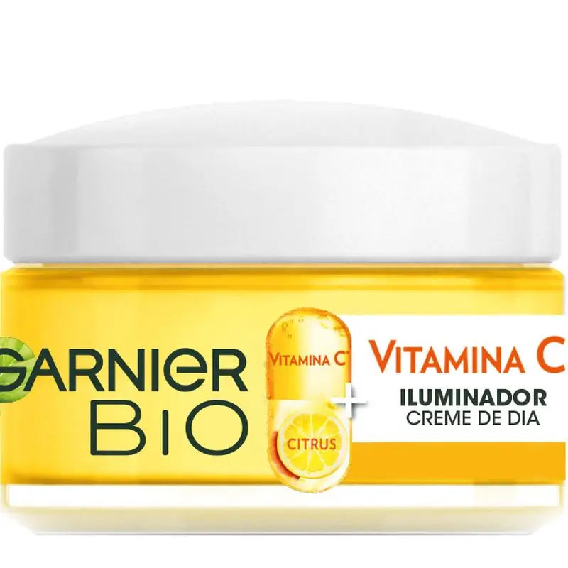 Garnier Creme de Dia Iluminador com Vitamina C. Pele Hidratada 24H. Fórmula Vegana , 50 mL