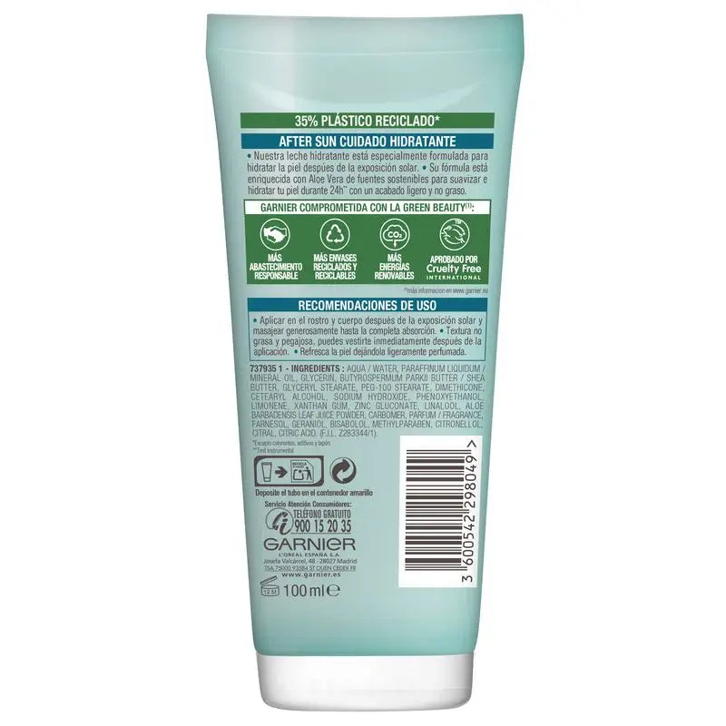 Garnier Delial Garnier Delial After Sun Leite Hidratante Suavizante com Aloé Natural 100 Ml Formato de Viagem