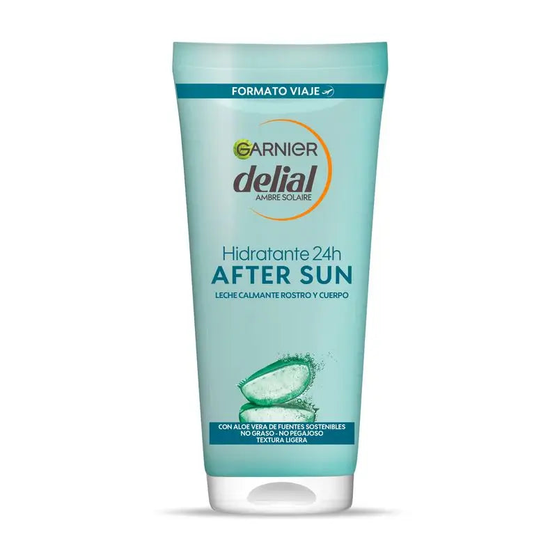 Garnier Delial Garnier Delial After Sun Leite Hidratante Suavizante com Aloé Natural 100 Ml Formato de Viagem