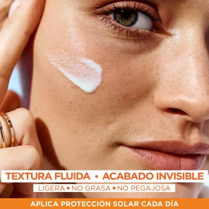 Garnier Ambre Solaire Super Uv Garnier Delial Super Uv Vitamina C Fps50+ Creme Fluido Diário Anti,Manchas