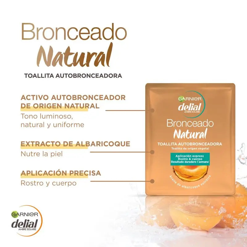 Garnier Delial Garnier Delial Autobronzeador Rosto & Corpo Toalhetes