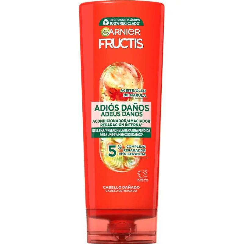 Garnier Fructis Garnier Fructis Condicionador Adeus Danos Com Óleo de Marula Para Cabelos Danificados 250Ml