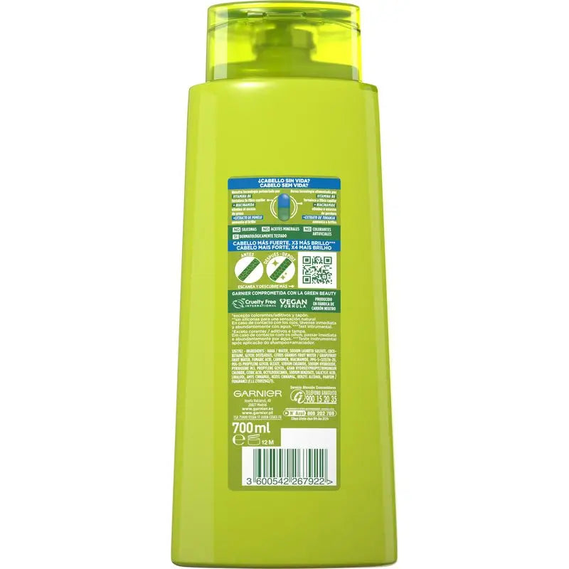 Garnier Fructis Champô Força e Brilho Garnier Fructis Cabelos Normais 690 Ml