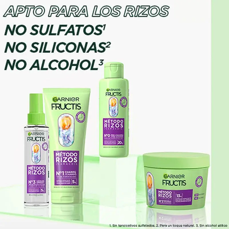 Garnier Fructis Caracóis Hidratados Garnier Fructis Caracóis Método #1 Champô Para Caracóis Hidratados 72H 200Ml