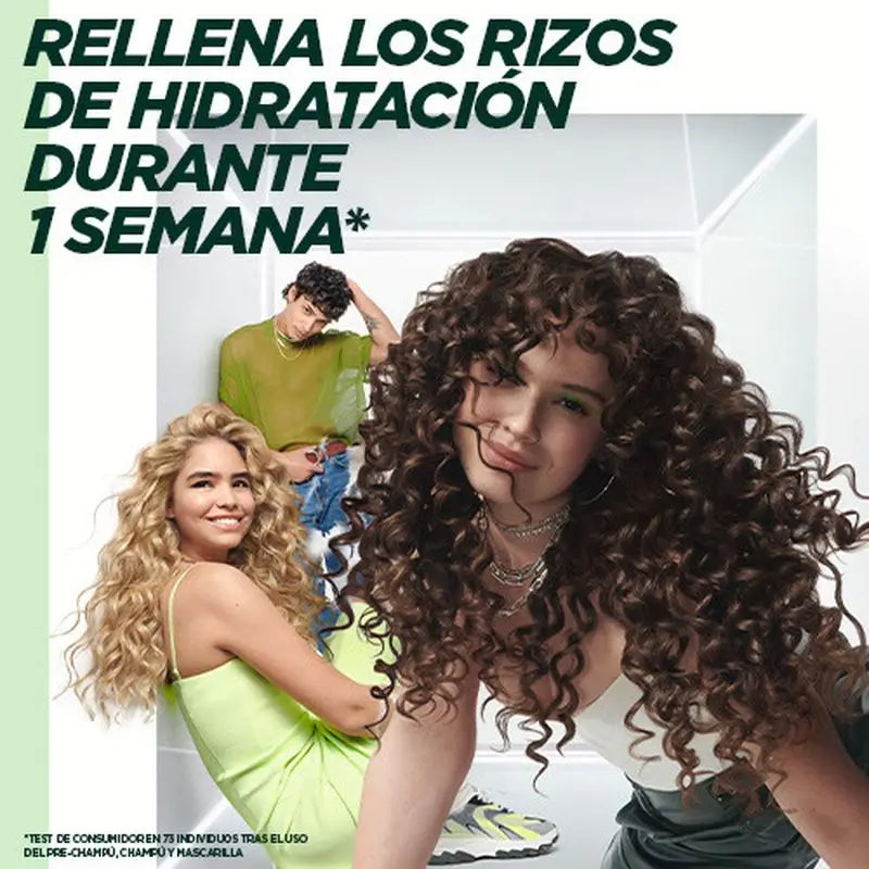 Garnier Fructis Caracóis Hidratados Garnier Fructis Caracóis Método #1 Champô Para Caracóis Hidratados 72H 200Ml