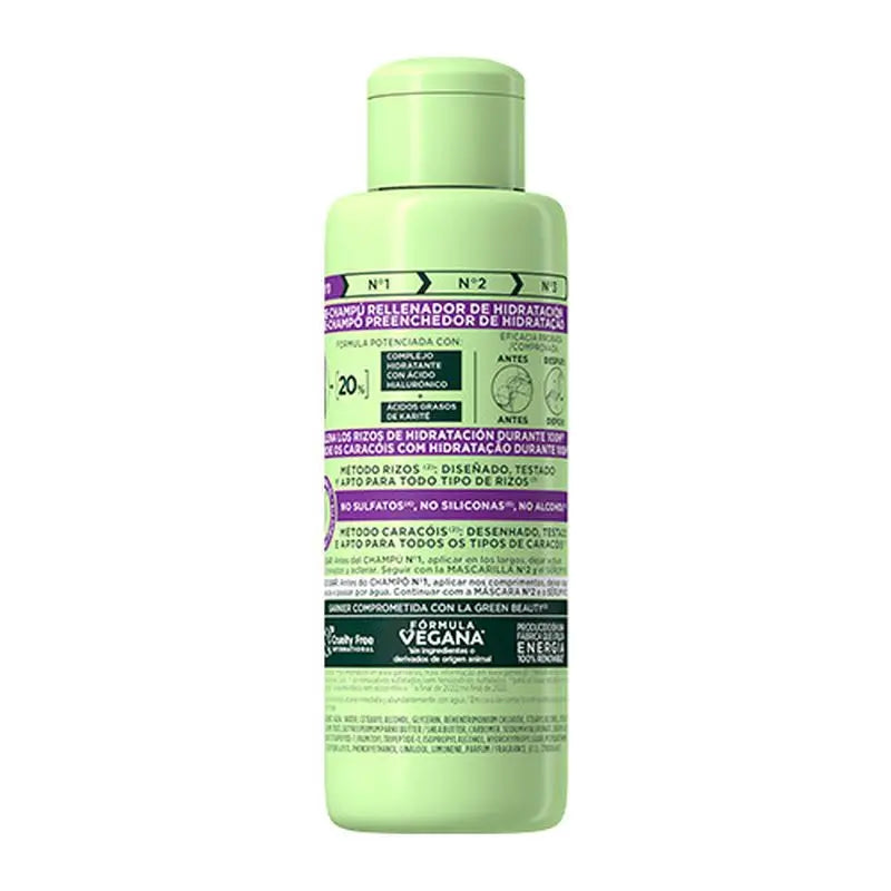 Garnier Fructis Hydra Caracóis Garnier Fructis Caracóis Método Pré, Champô Nº0 Para Caracóis Hidratados Para 100H 200Ml