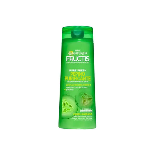 Garnier Fructis Garnier Fructis Pure Fresh Cucumber Champô Purificante Cabelos Oleosos 380 Ml