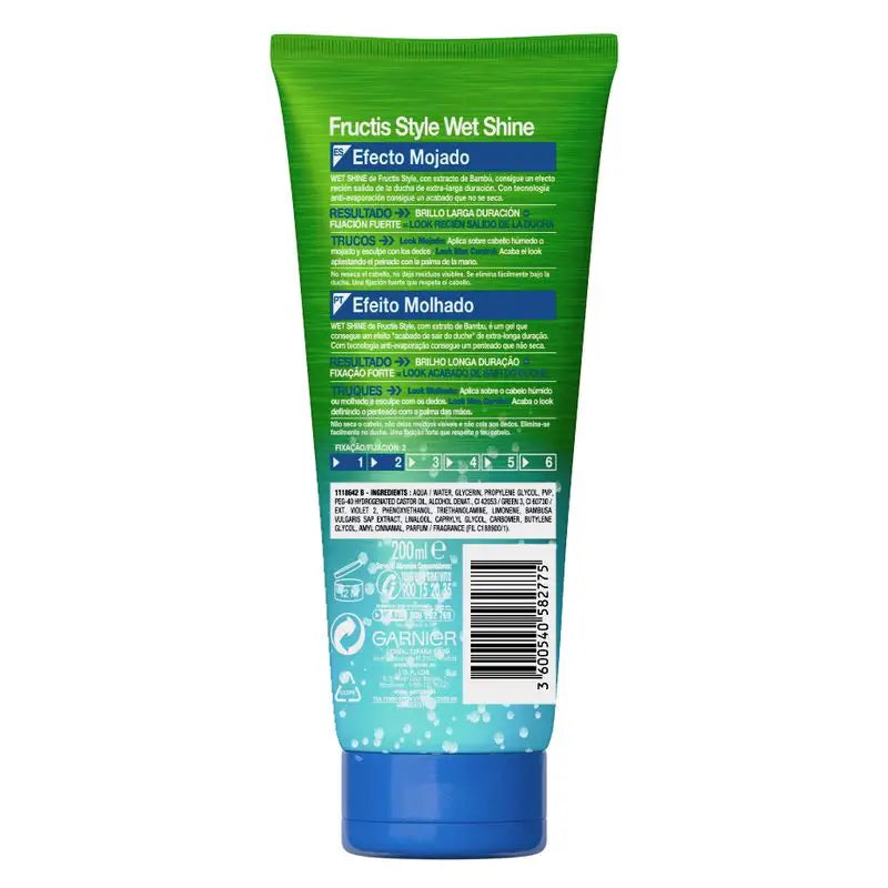 Garnier Fructis Style Garnier Fructis Style Gel Brilho Húmido Efeito Húmido 250 Ml